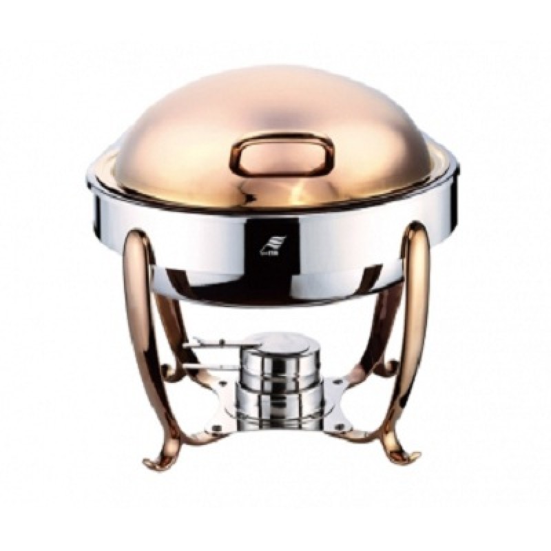 Nồi hâm buffet tròn mạ đồng cao cấp TMZ-1206