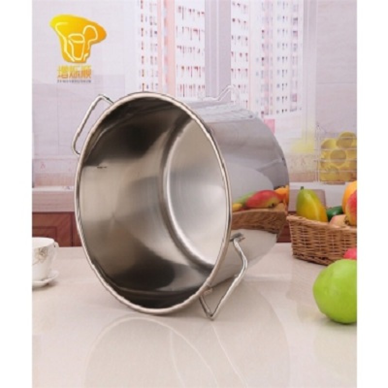 Nồi cao 2 quai cọc Inox ( đáy 3 lớp) φ360×360mm Nồi cao 2 quai cọc Inox ( đáy 3 lớp) φ360×360mm