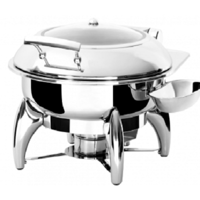 Nồi hâm buffet tròn nắp kiếng có chân S52293 Nồi hâm buffet tròn nắp kiếng có chân S52293
