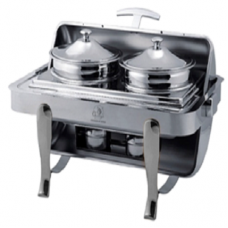 Nồi hâm soup chữ nhật chân trắng-LHDAT61182W