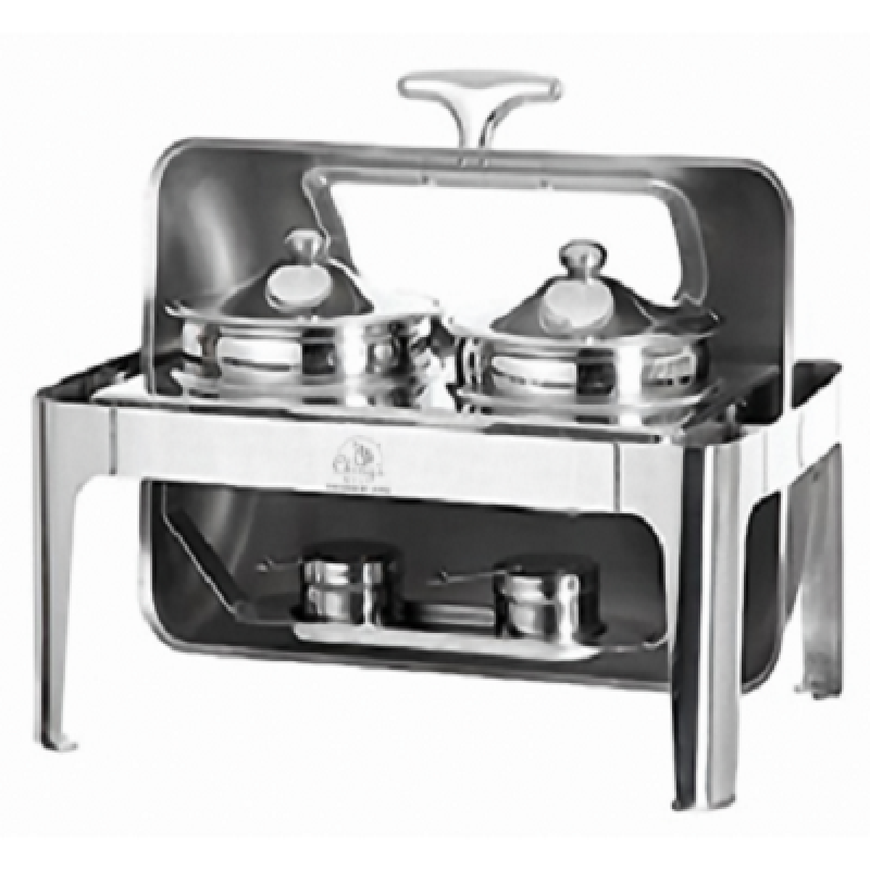 Nồi hâm soup chữ nhật chân inox (nắp PC)-LHKS61383 Nồi hâm soup chữ nhật chân inox (nắp PC)-LHKS61383